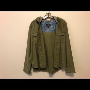 American Eagle Cargo Jacket with Hood